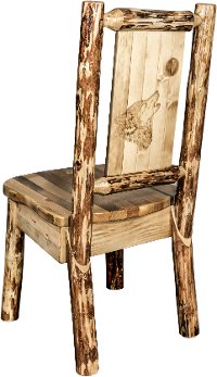 MWGCKSCNLZWOLF Country Wolf Dining Chair - Glacier Country