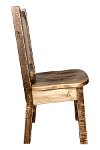 MWHCKSCNSLLZBEAR Rustic Laser Engraved Bear Dining Chair - Homestead-5
