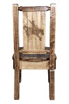 MWHCKSCNSLLZBRONC Rustic Laser Engraved Bronc Dining Chair - Homestead-2