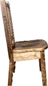 MWHCKSCNSLLZWOLF Rustic Laser Engraved Wolf Dining Chair - Homestead-5