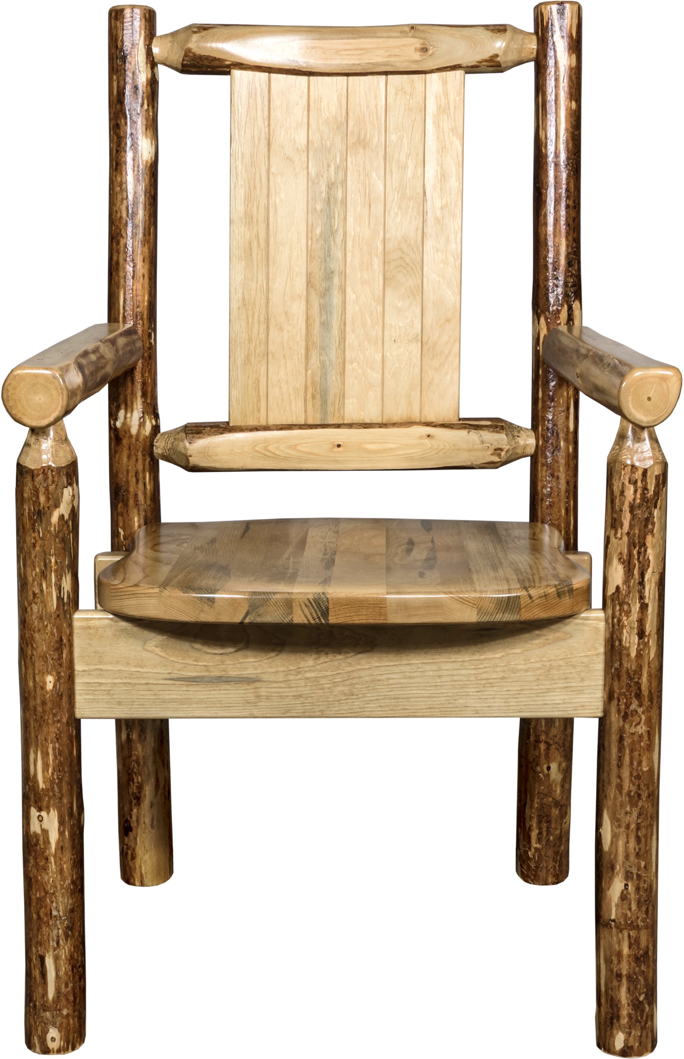 Captain's Dining Chair with Laser Engraved Bear - Glacier-4