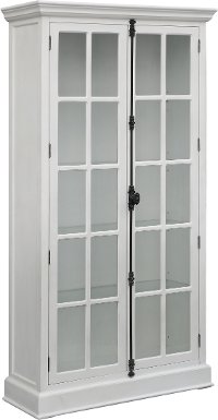 White Dining Room Curio Cabinet - Coventry