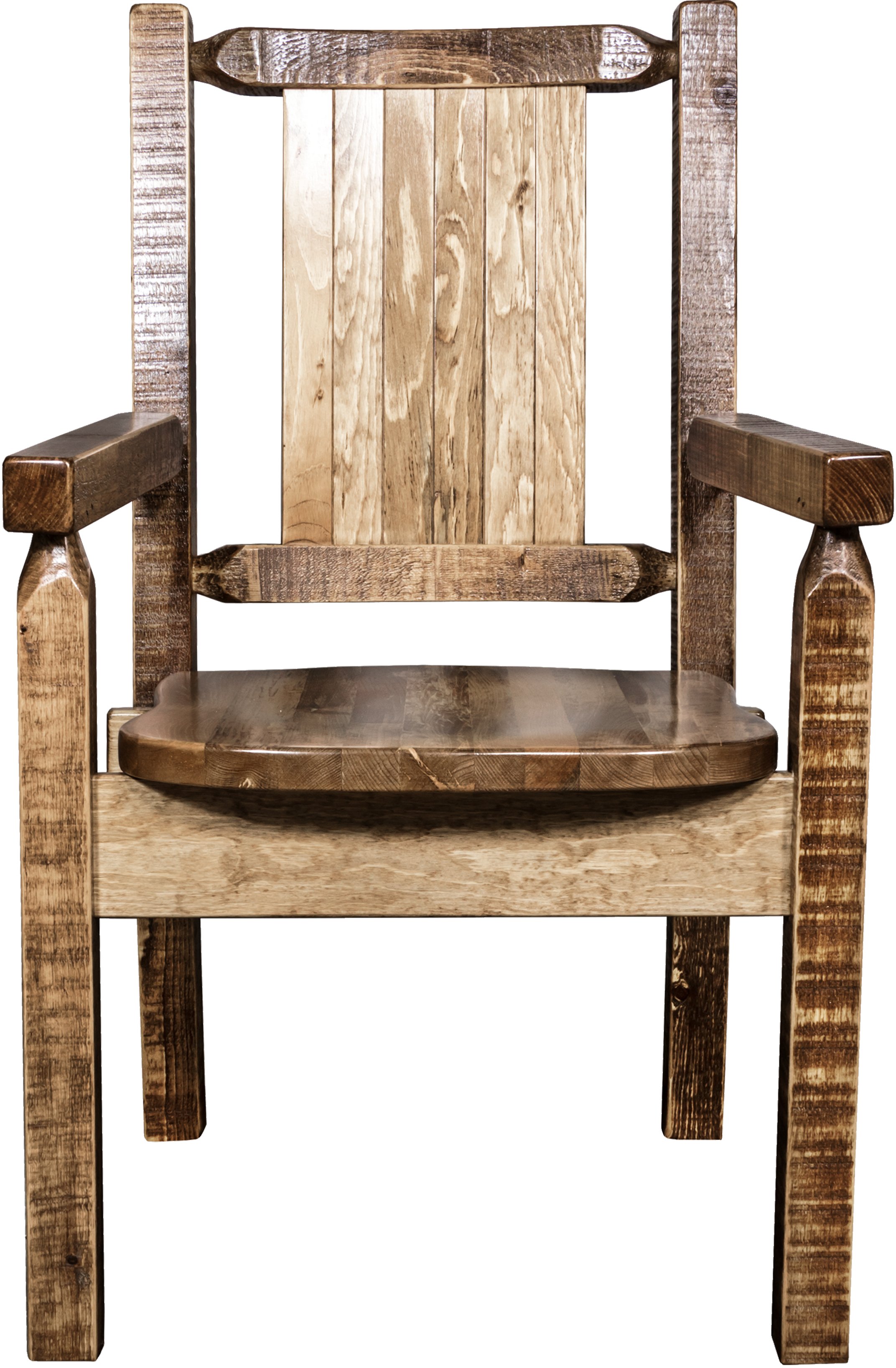 Captain's Dining Room Chair with Laser Engraved Moose - Homestead-3