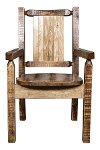 MWHCCASCNSLLZMOOSE Captain's Dining Room Chair with Laser Engraved Moose - Homestead-3