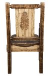 MWHCCASCNSLLZPINE Captain's Dining Room Chair with Laser Engraved Pine Tree - Homestead-2