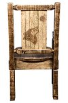 MWHCCASCNSLLZWOLF Captain's Dining Room Chair with Laser Engraved Wolf - Homestead-2