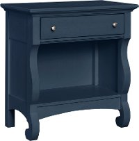 4547-291NAV/NGHTTBLE Rustic Casual Navy Night Table - Ashgrove