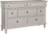 4547-230WHT/DRESSER Clearance Rustic Casual White Dresser - Ashgrove