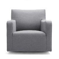 1582962 Dark Gray Modular Rocker Patio Chair - Big Joe Lux