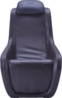 HMC-100-AB/MASSAGE Black Massage Chair - L-Track
