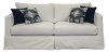 Casual Contemporary White Sofa - Barrage-2