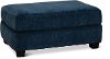 Casual Contemporary White Ottoman - Barrage-2
