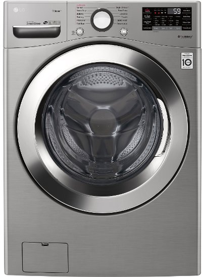 WM3700HVA LG Front Load Washer - 4.5 cu. ft. Graphite Steel
