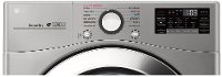 DLEX3700V LG Large Capacity Electric Steam Dryer - 7.4 cu. ft. Graphite Steel-2