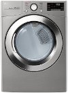 DLGX3701V LG Large Capacity Gas Steam Dryer - 7.4 cu. ft. Graphite Steel