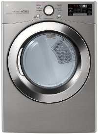 DLGX3701V LG Large Capacity Gas Steam Dryer - 7.4 cu. ft. Graphite Steel