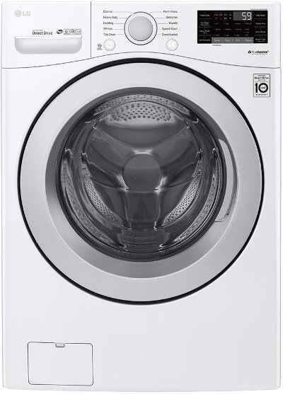 WM3500CW LG Front Load Washer - 4.5 cu. ft. White