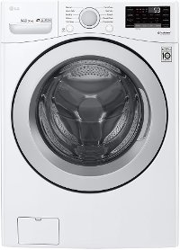 WM3500CW LG Front Load Washer with SmartThinQ - 4.5 cu. ft. White