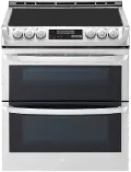 LTE4815ST LG 7.3 cu ft Double Oven Electric Range - Stainless Steel