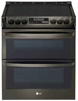 LTE4815BD LG Slide-in Electric Range - Black Stainless Steel-1