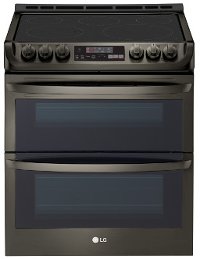 LTE4815BD LG Slide-in Electric Range - Black Stainless Steel