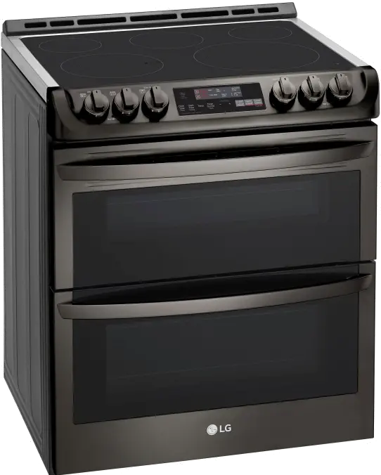 LTE4815BD LG Slide-in Electric Range - Black Stainless Steel-2