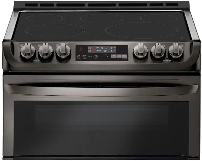 LTE4815BD LG Slide-in Electric Range - Black Stainless Steel-3