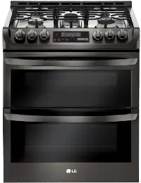 LTG4715BD LG Gas Range - 6.9 cu. ft. Black Stainless Steel