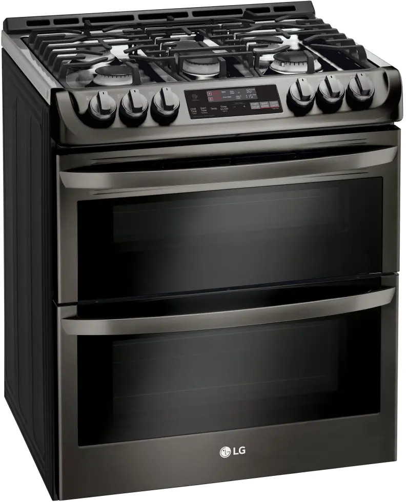 LTG4715BD LG Gas Range - 6.9 cu. ft. Black Stainless Steel-2