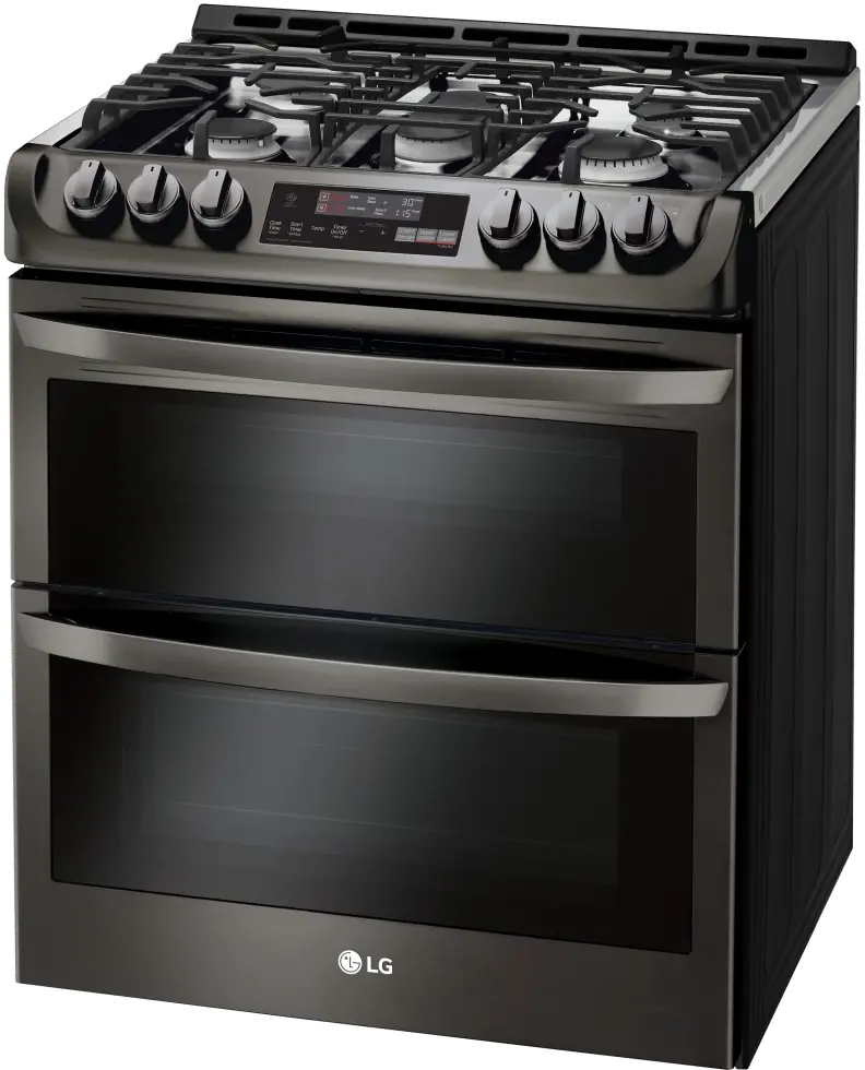 LTG4715BD LG Gas Range - 6.9 cu. ft. Black Stainless Steel-3