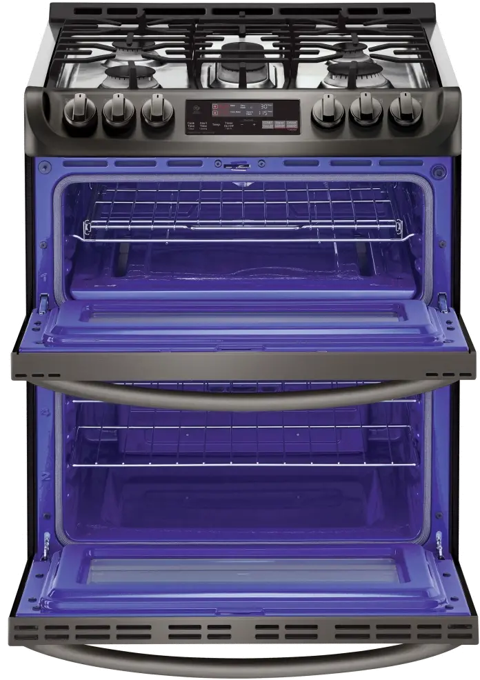 LTG4715BD LG Gas Range - 6.9 cu. ft. Black Stainless Steel-6