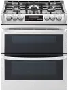 LTG4715ST LG 6.9 cu ft Gas Double Oven Range - Stainless Steel