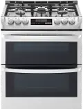 LTG4715ST LG 6.9 cu ft Gas Double Oven Range - Stainless Steel