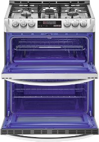 LTG4715ST LG 6.9 cu. ft. Smart WiFi Enabled Gas Double Oven Slide-In Range with ProBake Convection and EasyClean - Stainless Steel-3