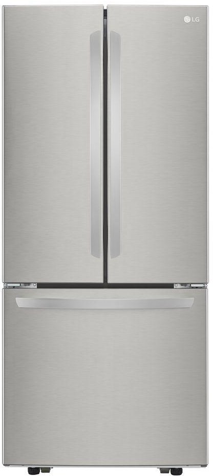 LFCS22520S LG 21.8 cu ft French Door Refrigerator - 30 W Stainless Steel-1