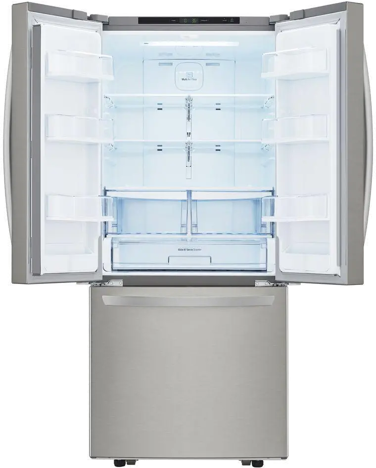 LFCS22520S LG 21.8 cu ft French Door Refrigerator - 30 W Stainless Steel-2