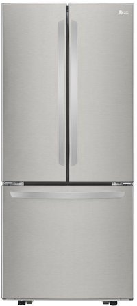 LFCS22520S LG 21.8 cu. ft. French Door Refrigerator - 30 Inch Stainless Steel