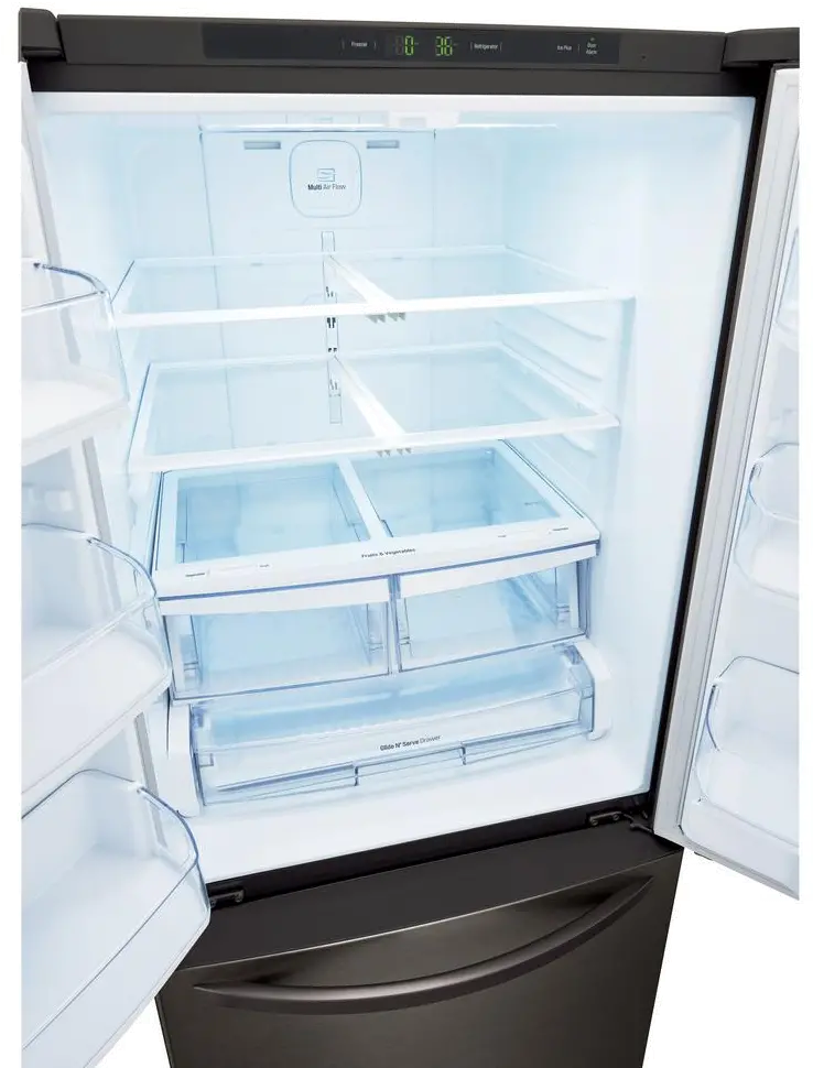 LFCS22520D LG 21.8 cu ft French Door Refrigerator - 30 W Black Stainless Steel-4
