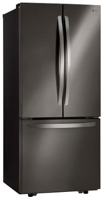 LFCS22520D LG 21.8 cu. ft. French Door Refrigerator - 30 Inch Black Stainless Steel-3