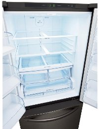 LFCS22520D LG 21.8 cu. ft. French Door Refrigerator - 30 Inch Black Stainless Steel-4