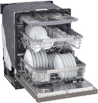LDF5678BD LG Dishwasher with Smart Home Features - Black Stainless Steel-4