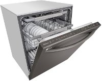 LDT7808BD LG Dishwasher with Bar Handle and Smart Home Features - Black Stainless Steel-2