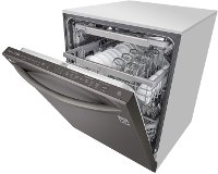 LDT7808BD LG Dishwasher with Bar Handle and Smart Home Features - Black Stainless Steel-3