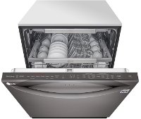 LDT7808BD LG Dishwasher with Bar Handle and Smart Home Features - Black Stainless Steel-4