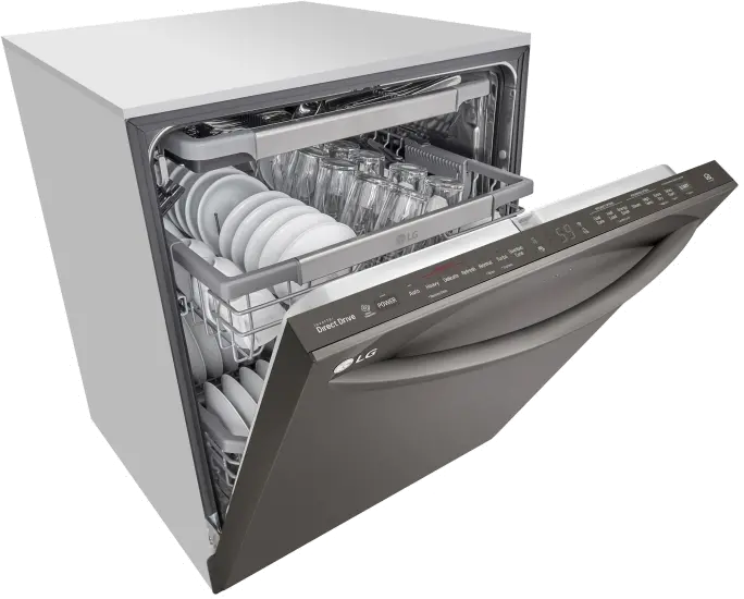 LDT7808BD LG Top Control Dishwasher - Black Stainless Steel-2