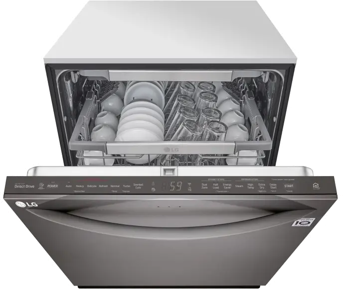 LDT7808BD LG Top Control Dishwasher - Black Stainless Steel-4