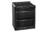 LTE4815BM LG 7.3 cu. ft. Smart WiFi Enabled Electric Double Oven Slide-In Range with ProBake Convection and EasyClean - Matte Black Stainless Steel-2