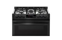 LTG4715BM LG Gas Double Oven - 6.9 cu. ft. Black Matte -3