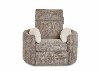 Gunmetal Gray Swivel Power Recliner - Cosmo-1