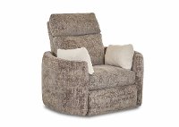Gunmetal Gray Swivel Power Recliner - Cosmo-2